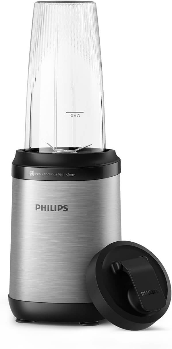 Philips 5000 Series Blender - 800W Power. ProBlend Plus Technology. Detachable Blades. Easy Clean. Elegant Compact Design. Large Tumbler