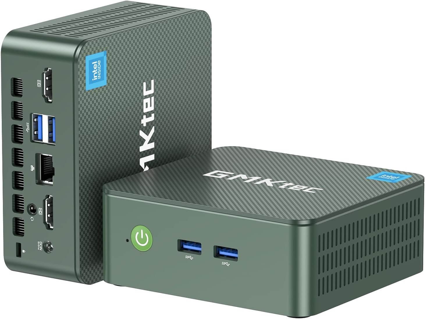 GMKtec Mini PC N150, G3 Plus Intel Twin Lake N150 (3.4GHz), 16GB DDR4 RAM 1TB PCIe M.2 SSD, Desktop Computer 4K