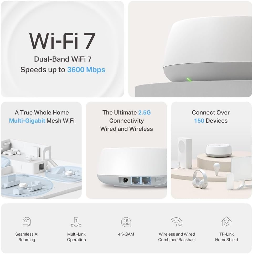 : Busy family home connected with reliable mesh WiFi