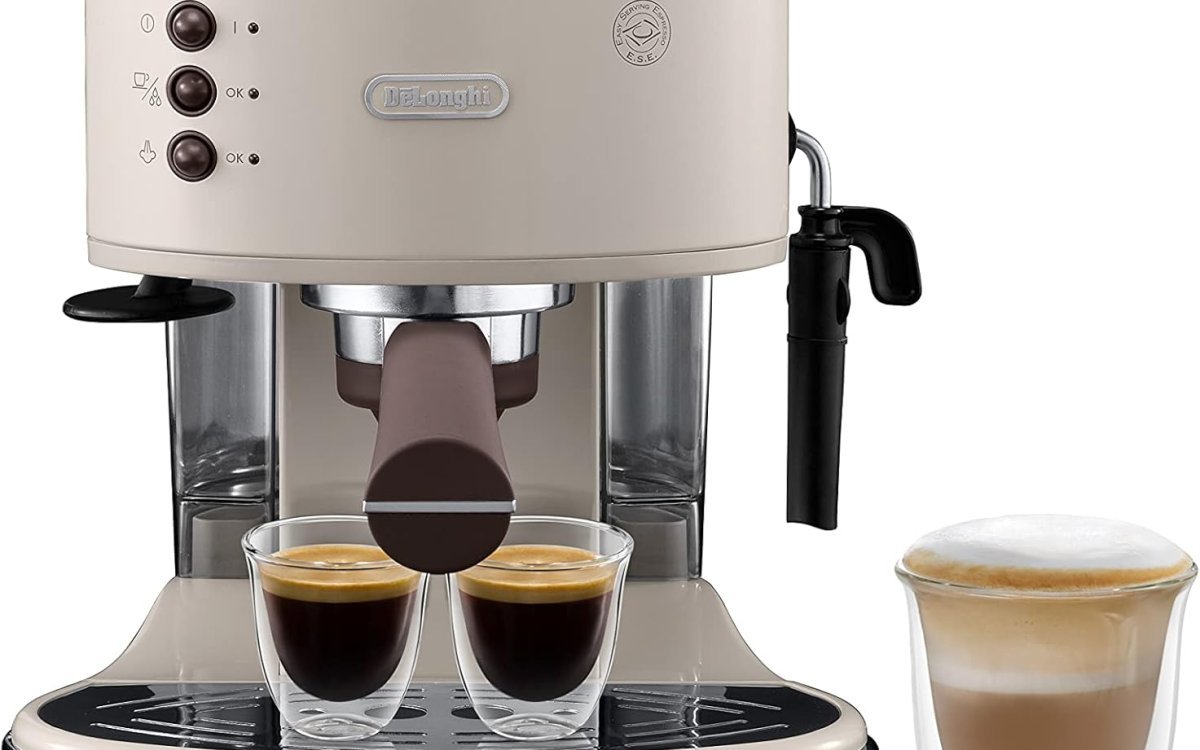 De'Longhi Vintage Icona Traditional Barista Pump Espresso Machine, Coffee and Cappuccino Maker