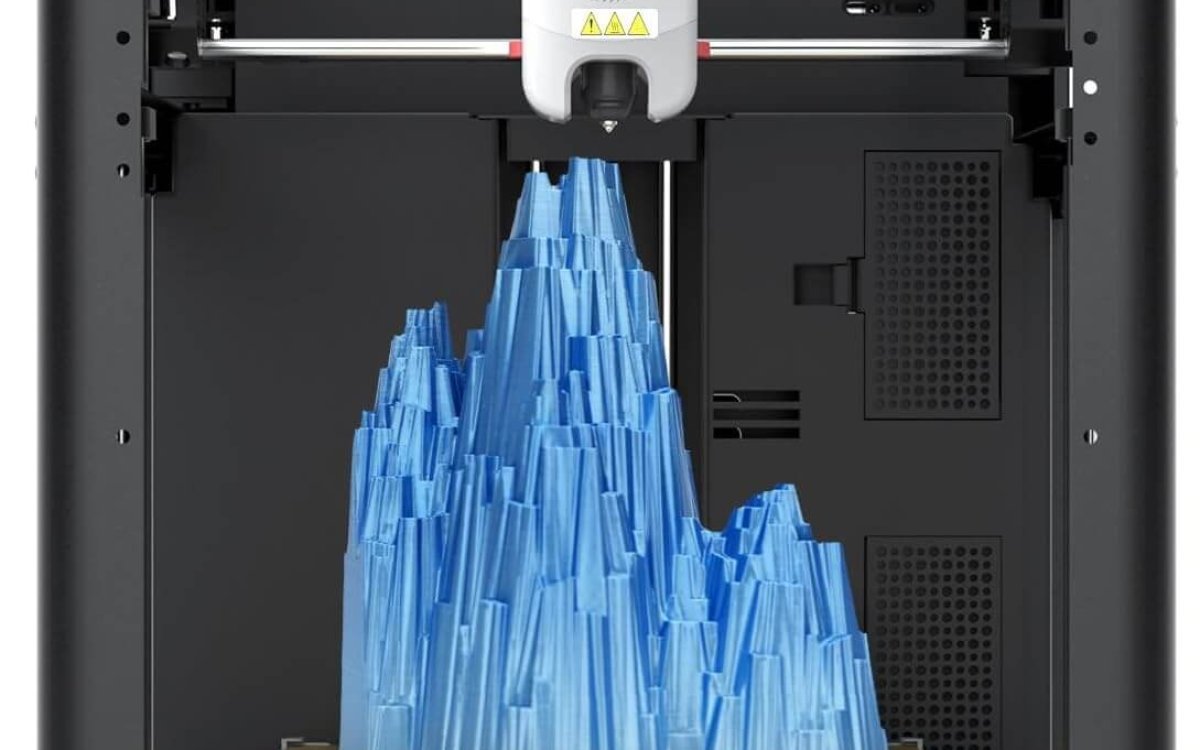 FLASHFORGE 3D Printer AD5M, CoreXY 600mm/s High-Speed Printer with 1-Click Auto Leveling, High-Temp Direct Drive Extruder, 3s Quick-Swap Nozzle, 220×220×220mm Build Volume
