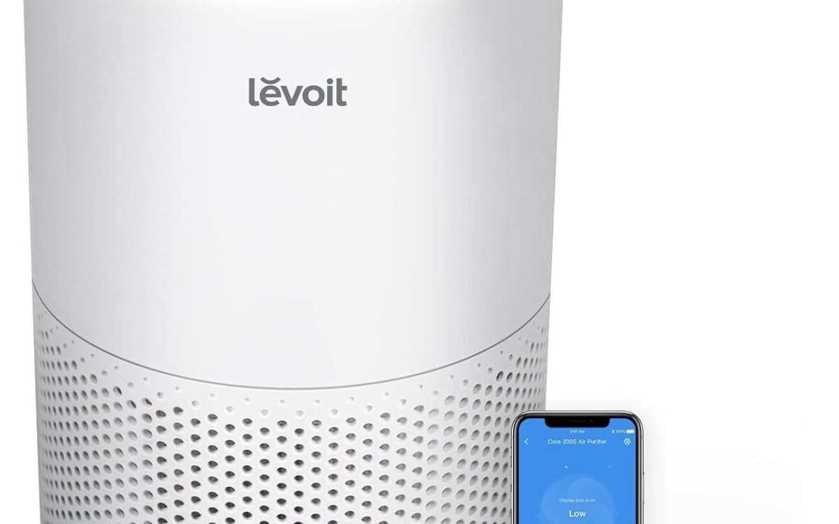 LEVOIT Air Purifier for Home Bedroom, Smart WiFi Alexa Control, AHAM VERIFIDE, 3-in-1 Filter with HEPA Sleep Mode for Allergens, Pollutants, Smoke, Dust, Core 200S-P, White