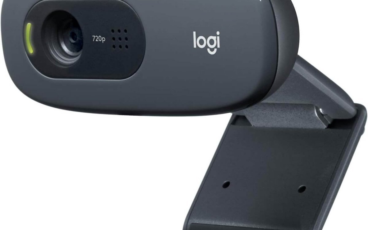 Logitech C270 HD Webcam, HD 720p/30fps, Widescreen HD Video Calling, HD Light Correction, Noise-Reducing Mic, For Skype, FaceTime, Hangouts, WebEx, PC/Mac/Laptop/Macbook/Tablet - Black