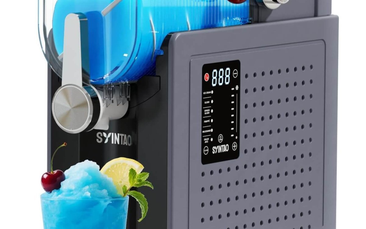 lushie Machine – No Ice Needed, 88oz Professional Frozen Drink & Soft Serve Ice Cream Maker. Slushy Machine with LED Display, One-Touch Reservation & 6 Pre-set Programs for Frozen Margaritas, Frappés